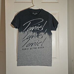 Panic! At The Disco Manhead XS Graphic Band Ombre T-Shirt